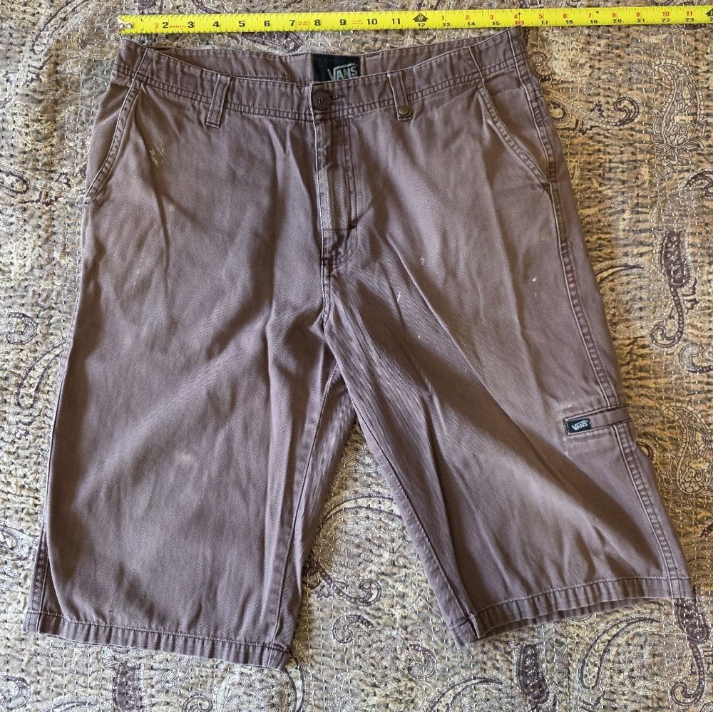 Vans Herringbone Brown Shorts